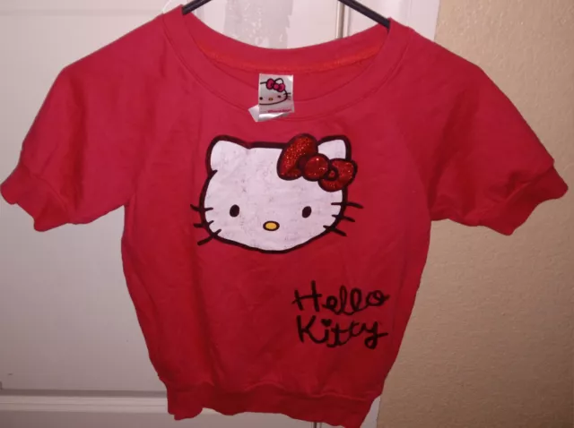 Hello Kitty Sanrio Red Shirt Girls (Large)