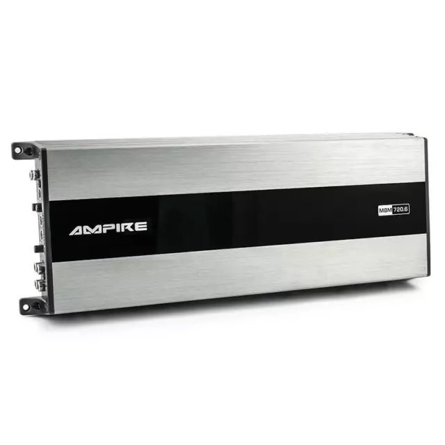 Ampire MBM720.6 Classe D Amplificateur 6-Kanal de Voiture 1440 Watt 2