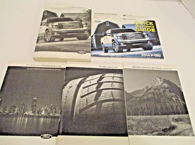 2014 F-150 Ford Owner's Manual With Black Fabric Case (SKU# 4779)