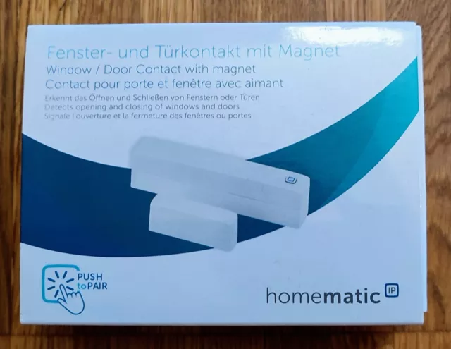 Homematic IP Fenster- und Türkontakt mit Magnet (151363A0B)
