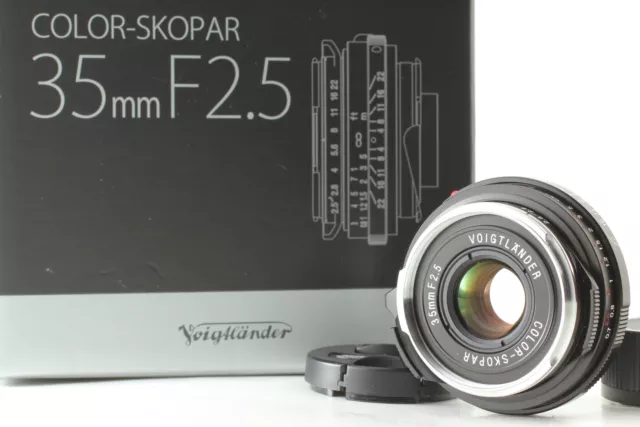 [Mint IN Karton] Voigtländer Farbe Skopar 35mm f2.5 P II Leica VM Berg Aus Japan