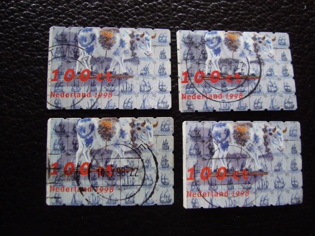 PAYS-BAS - timbre yvert et tellier n° 1615 x4 obl (A30) stamp netherlands (U)