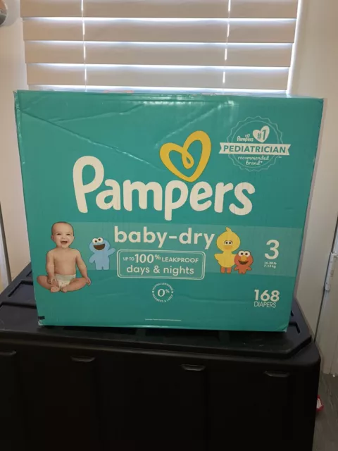 Pampers Baby Dry Diapers Enormous Pack - Size 3 - 168ct