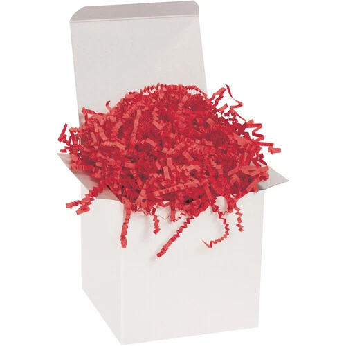 CleanItSupply Crinkle Paper Strips, 10 lb, Red, 1/Case (CP10E)