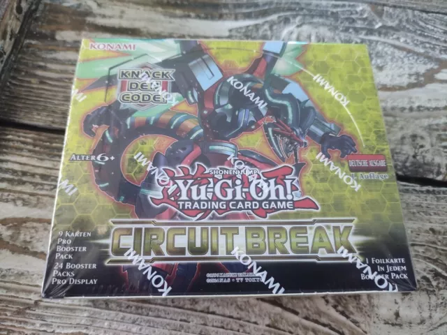 Yu-Gi-Oh Circuit Break Booster Display  1. Auflage Konami Deutsch Neu