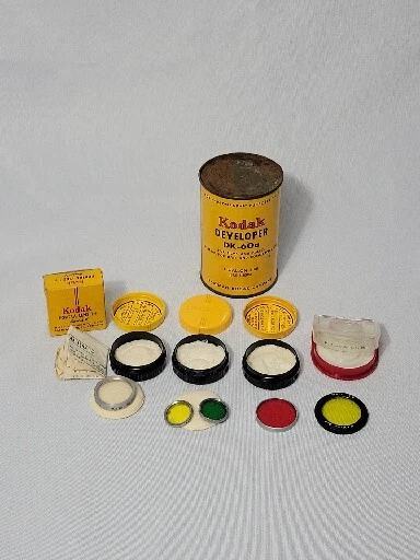VINTAGE Assorted KODAK Lenses/Filters Series V/Walz/Developer DK-60a SEE PHOTOS!