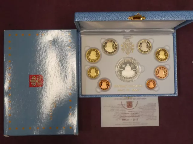 Vatikan, KMS, 2012, inkl. 20 Euro Silber, original, PP, im Etui