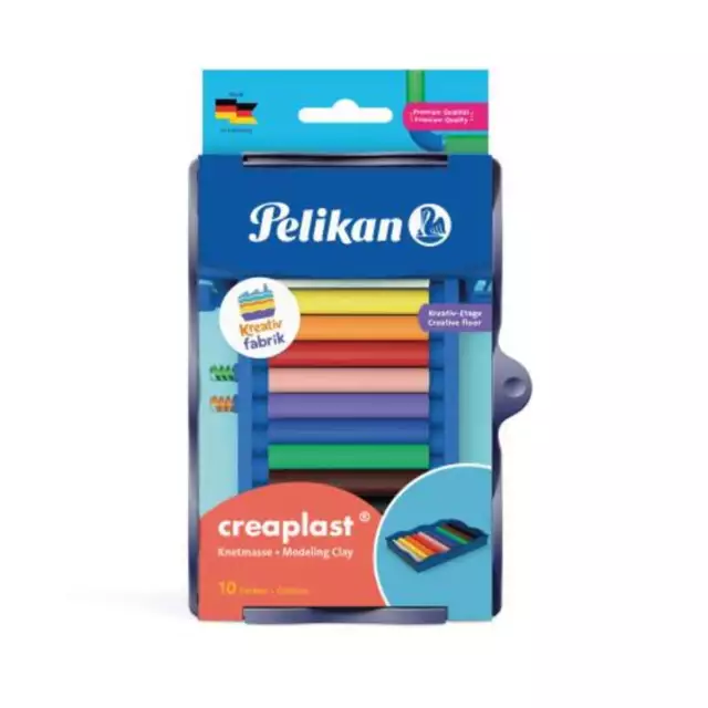 Pelikan Knetmasse creaplast 10 Farben