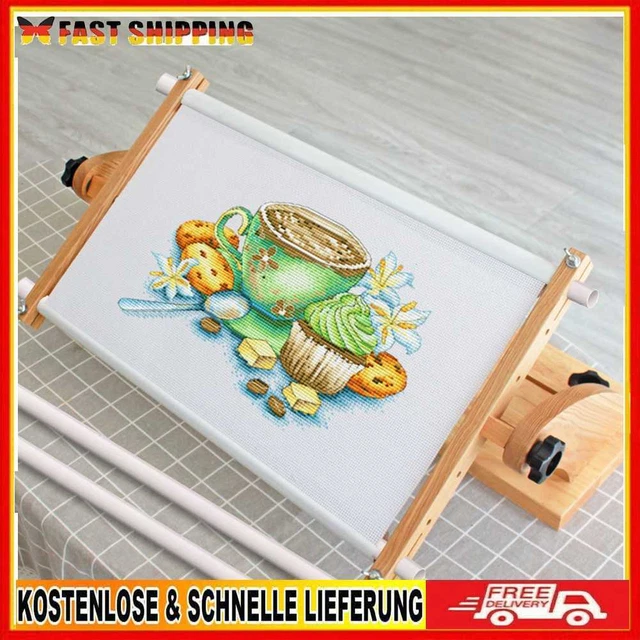 2pcs Cross Stitch Plastic Tube Smooth Cloth Rolling Tool Sturdy for Cross Stitch
