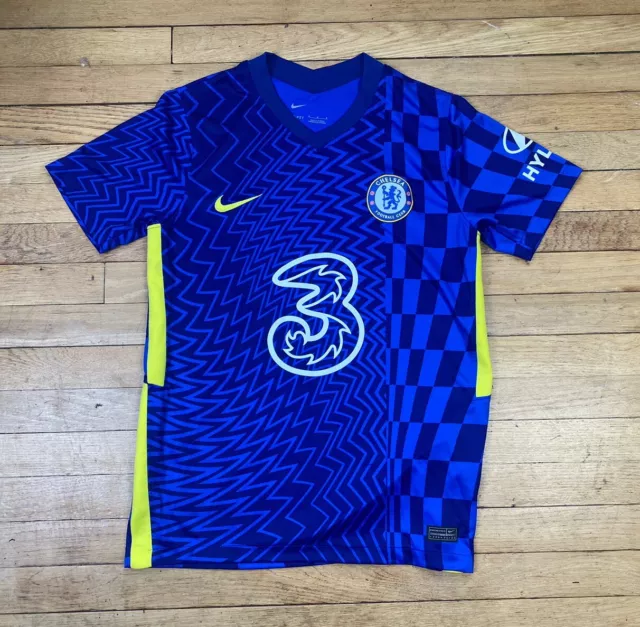 Chelsea FC 2020/21 Nike Home Football Three CJC Hyundai Shirt Size M Medium
