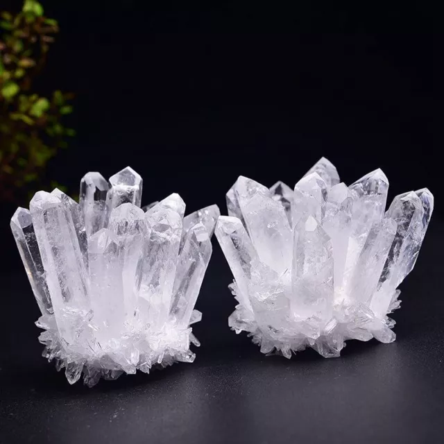 70g Natural Rock White Clear Quartz Cluster Crystal Point Specimen Healing Stone