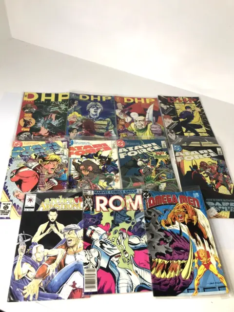 Vintage Comic Book Mixed Lot ~DHP, ROM, Atari Force, Omega Men, Archer/Armstrong