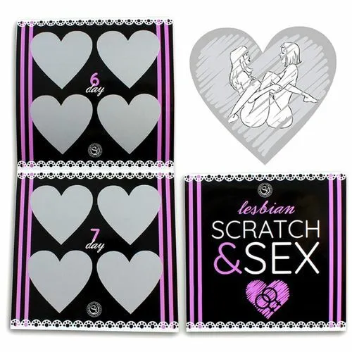 LESBIAN SCRATCH & SEX CARDS x 28 days of FUN GAME Love Couples Gay Women GIFT 3