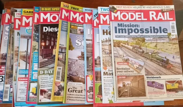 Model Railway Magazines Issues 193 To 203 14 Issues 2014