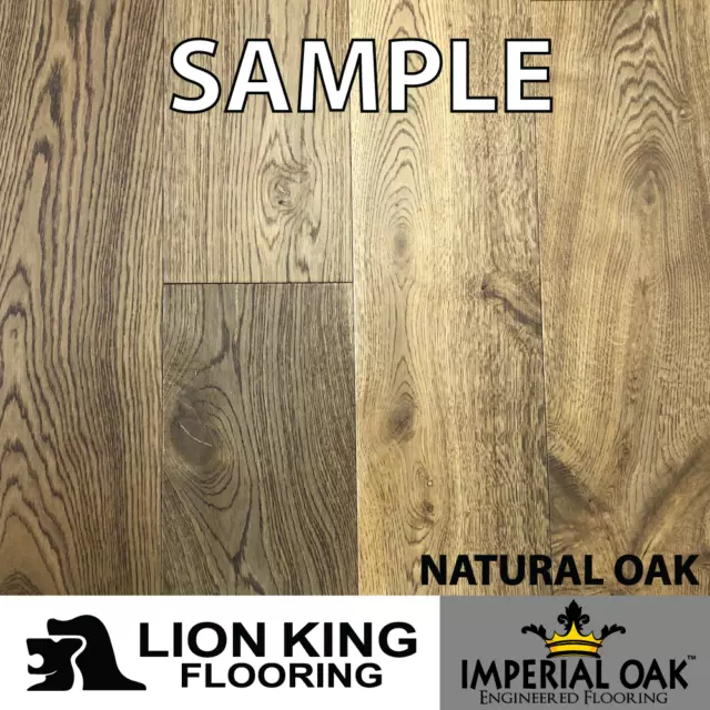 Sample Natural Oak Imperial Oak™ Engineered Timber Flooring Floating Floorboard