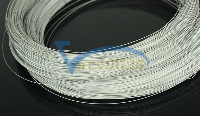 5 metres = 16.4 FT Titanium Ti Wire Grade 1 GR1 ASTM B348 Diameter 1mm E0Z-Z