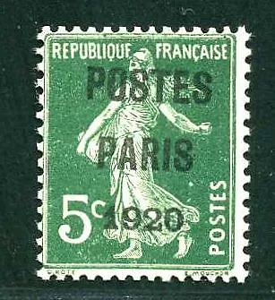 FRANCE PREO 24 " 5c  POSTE  PARIS 1920 " NEUF xx TTB  .