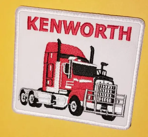 Embroidered KENWORTH  Patch iron or sew approx 3.25x3.5"