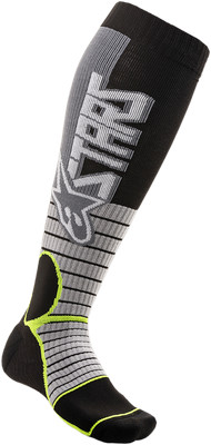Alpinestars ALPINESTARS 4701820-501-SM SOCK MX PLUS1 YL/GY S/M CALZA 