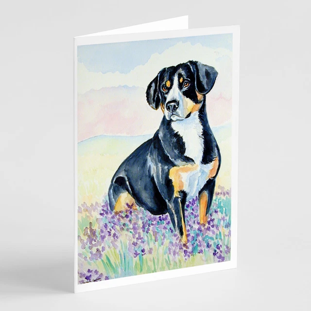 Entlebucher Mountain Dog Cards Envelopes Pack of 8 7030GCA7P