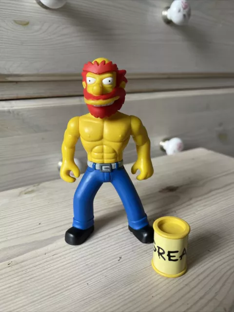 Playmates Interactive The Simpson Series 8 Ragin Groundskeeper Willie Figure Wos