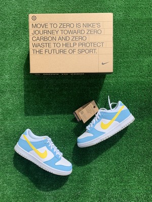 NIKE DUNK LOW Homer Simpson Next Nature (Blue/Yellow) GS UK 4.5 Brand New Â£100.00 - PicClick UK