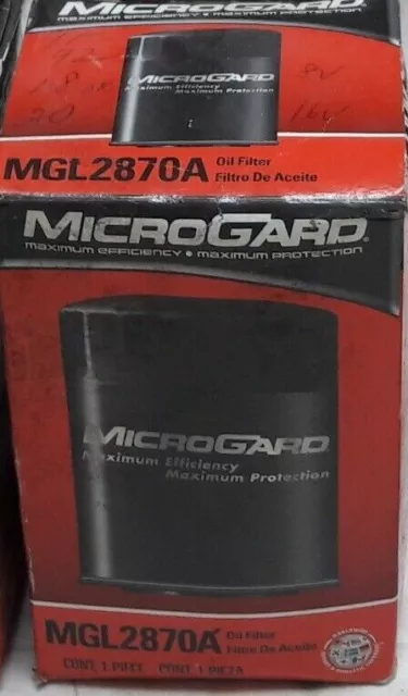 Microgard MGL2870A Oil Filter Replaces PH2870A 51393 L20252 PH561 LF493