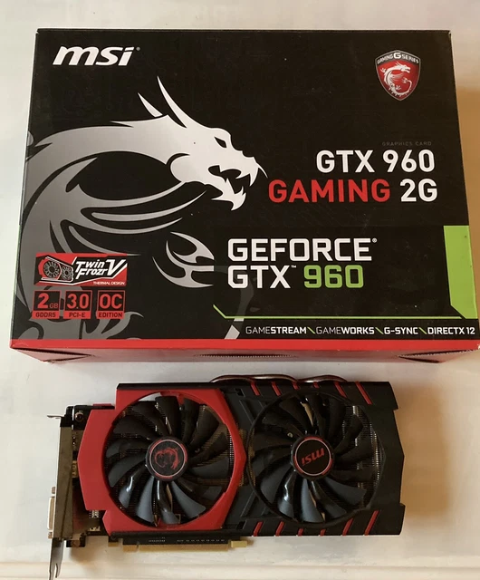 Msi nvidia gtx 960 2gb clearance