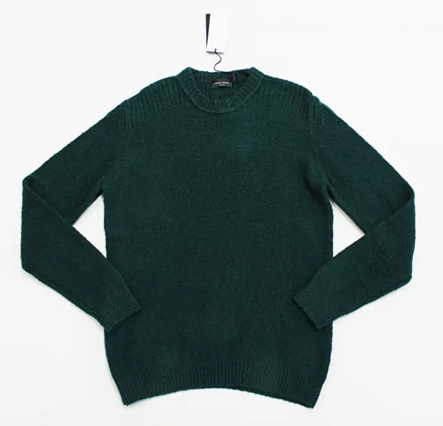 NWT $550 Italy ROBERTO COLLINA Men's Deep Green Chunky Bold Sweater 50-IT Large 2