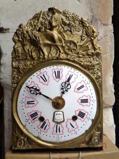 Mouvement Ancien Pendule Comtoise Horloge Clock Uhr Orologio Relogio Relog (4)