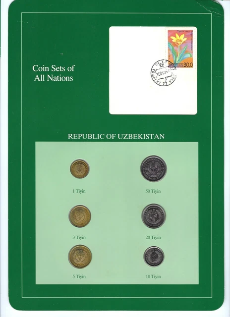 Coin Sets of All Nations Uzbekistan