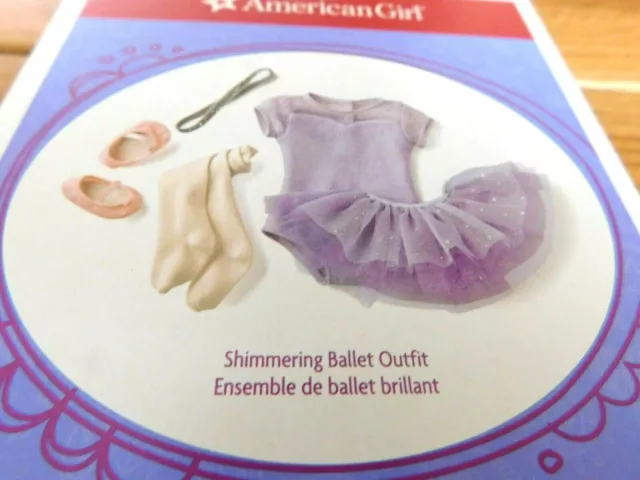 American Girl Truly Me Shimmering Ballet Outfit Free Shipping Retired Sealed