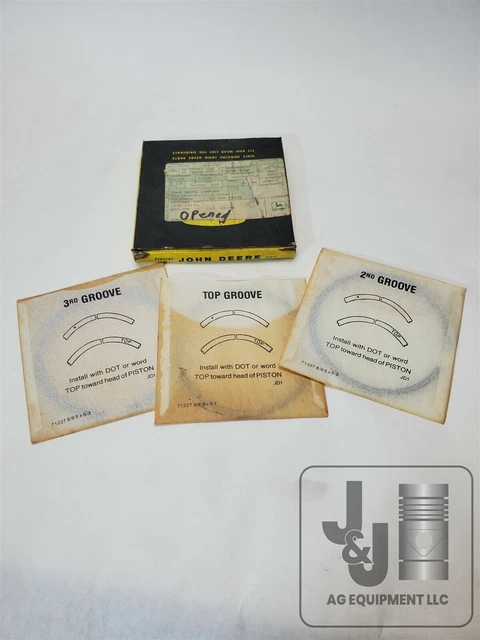 Genuine John Deere Single Piston Ring Set AR45966 3010 3020 4010 4020 500 600