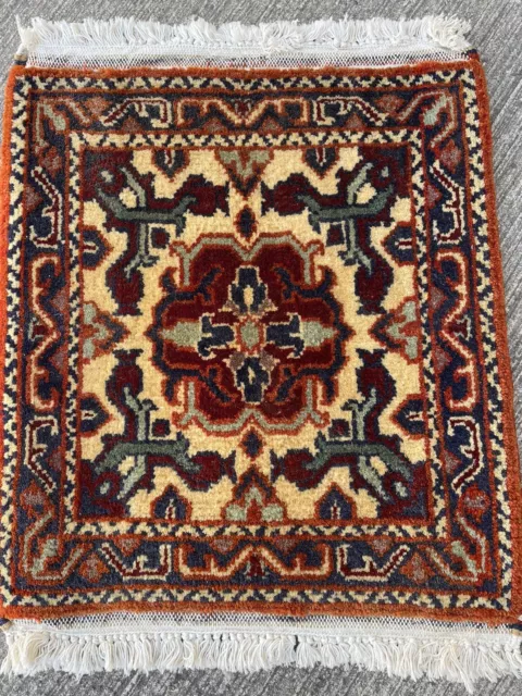 Tapis carré 40x40cm Persan Teppich Alfombra Carpet rugs D’orient Tappeto Teppe