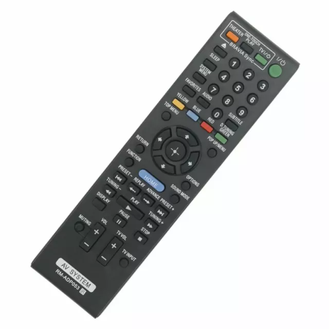 Remote Control for Sony AV System HBDT57 HBDE370 BDT-E870 HBDE570