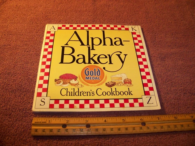 Alpha-Bakery Gold Medal Flour Children's Cookbook Vintage 1987