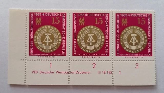 📯 DDR MiNr. 1091 DV - Randstück mit Druckvermerk - postfrisch 📯