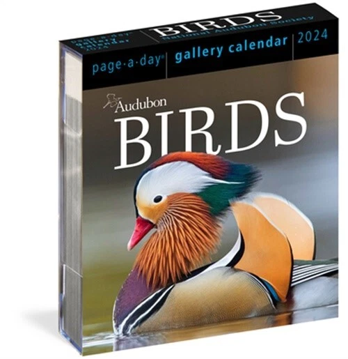 AUDUBON BIRDS PAGEADAY Gallery Calendar 2024 Hundreds of Birds