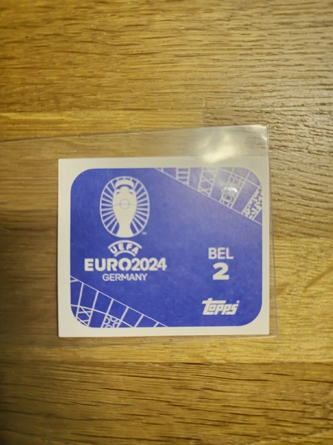 Sticker BLUE KEVIN DE BRUYNE (BEL 2) – Euro 2024 Topps – Autocollant Foot