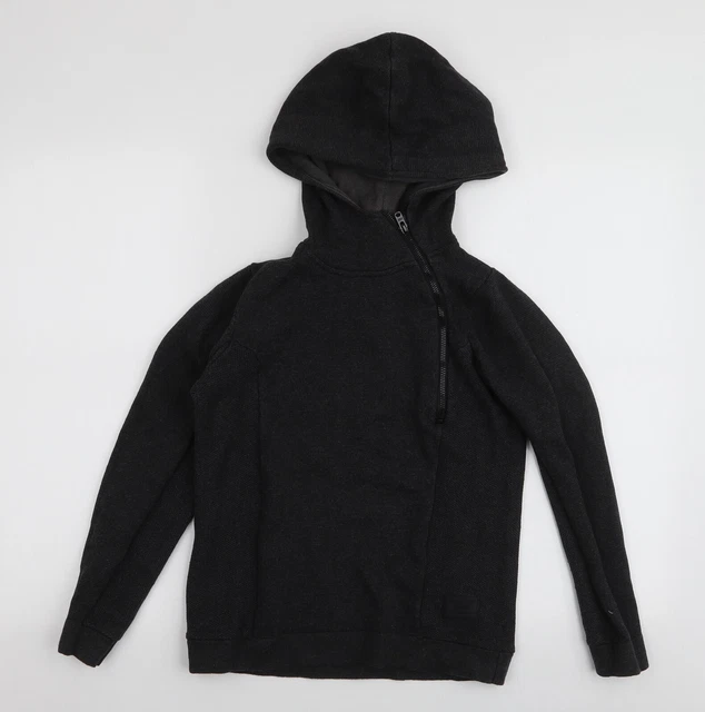 Felpa con cappuccio pullover JACK & JONES grigia ragazzo 100% cotone taglia 12 anni pullover