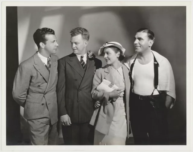 Dick Powell + Pat O'Brien vintage 8x10 Still Photo from the mid-1930s E5