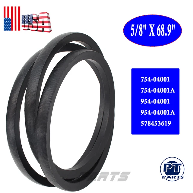 DRIVE BELT FOR MTD MasterCut 13AN772G729 Yard Machines Lawn Tractor