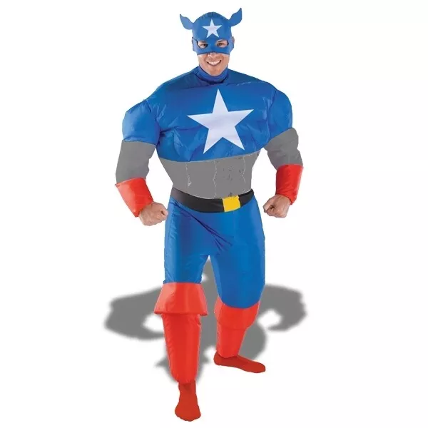 Tenue de déguisement - Bleu/Captain America - ENFANT