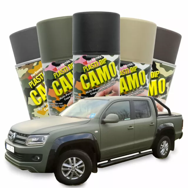 Plasti Dip Camo Spray - Grün Grau Braun Schwarz Beige Sprühfolie