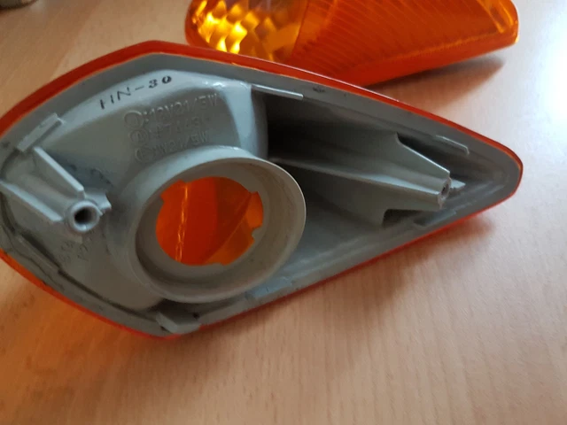 Front Blinker Honda VFR 800 V TEC RC46 II Schwarz Getönt Rauchgrau
