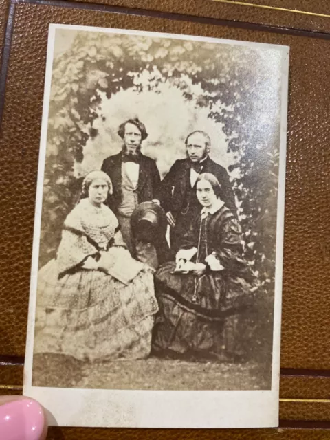 Victorian antique cdv photo man with horse shoe pin by Trindall  Pembroke Dock