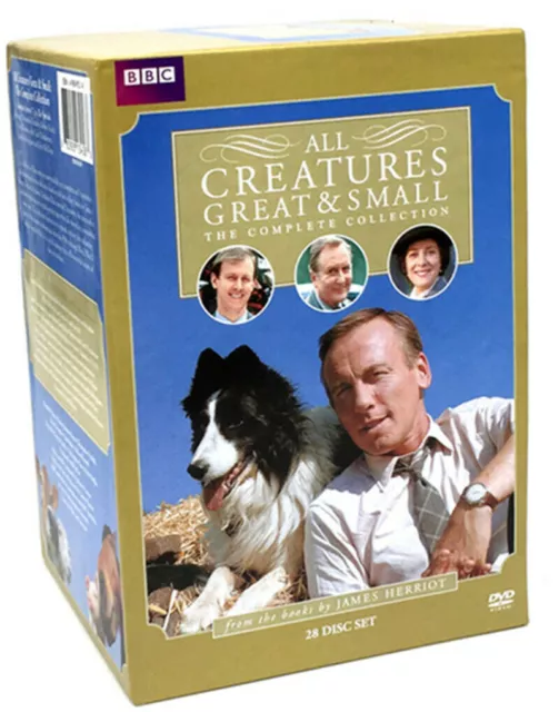 All Creatures Great And Small Dvd Complete Series 28-Disc Set New Slim Version