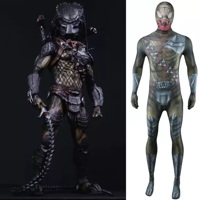 Wolf Predator Predator Jumpsuit Cosplay Costume 3D Bodysuit Adult Kids Halloween