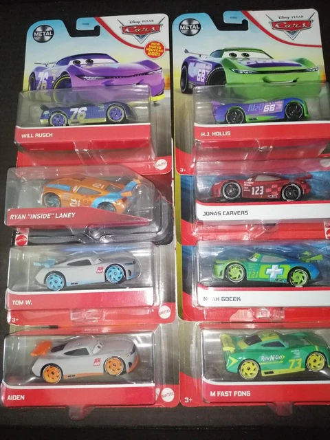 lot voitures cars disney pixar metal mattel 1/55  rare prix reduit
