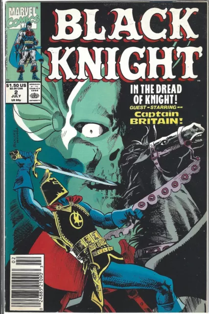 Black Knight #2 (Vf/Nm) 1St Solo Series, Copper Age Marvel, The Avengers